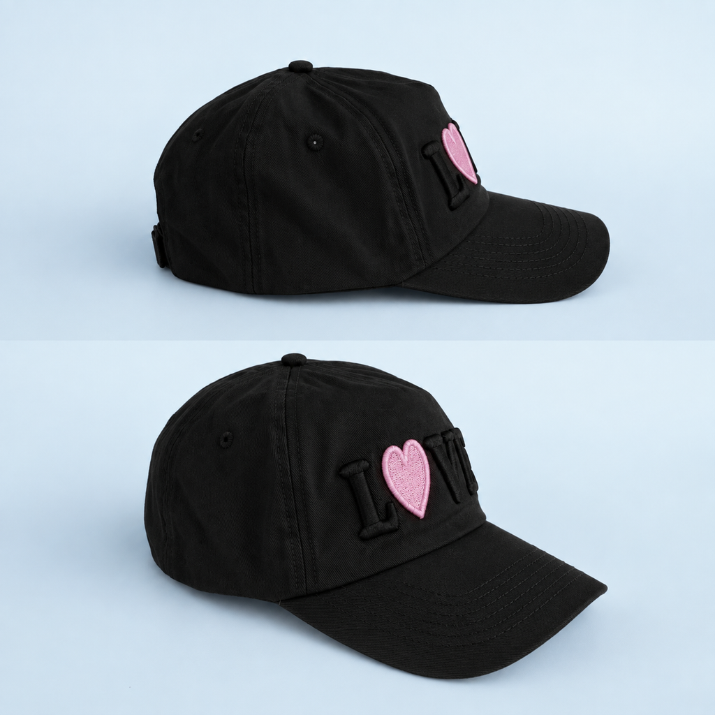 CAP LOVE BLACK