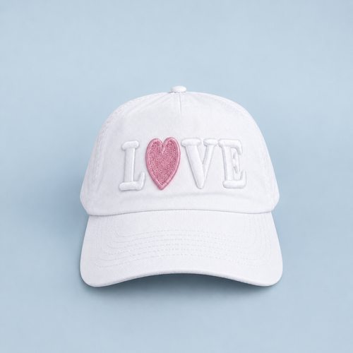 CAP LOVE WHITE